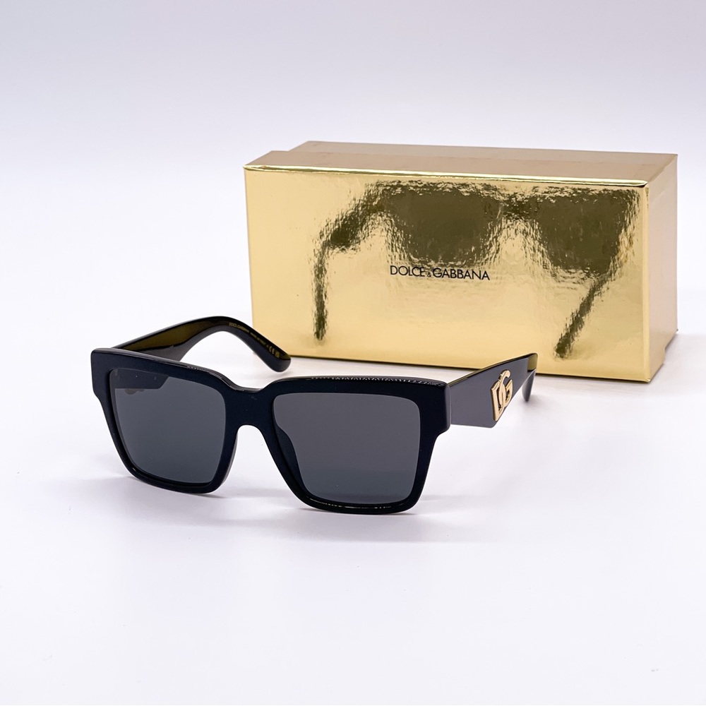 NEW DOLCE&GABBANA DG4436 501/87 WOMEN SUNGLASSES D&G DG4436 BLACK EYEWEAR